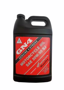 Моторное масло для 4Т двигателей PRO HONDA GN4 4-Stroke Motocycle Oil SAE 20w50 SJ, 3,780л